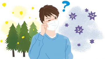 Ilustrasi. Alergi serbuk sari atau rinitis alergi (brand.taisho.co.jp) Ilustrasi. Alergi serbuk sari atau rinitis alergi di musim semi