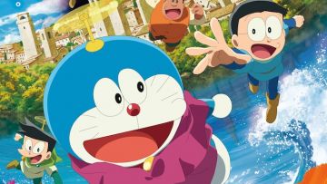 Poster resmi untuk film Doraemon: Nobita’s Art World Tales. Poster resmi untuk film Doraemon: Nobita’s Art World Tales.