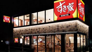 Waralaba gyudon Jepang Sukiya Waralaba gyudon Jepang Sukiya