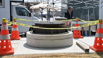 Lokasi ditemukannya gas metana di area Green World Osaka Expo 2025 (Asahi Shimbun/Shinnosuke Ito).