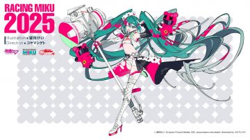 Ilustrasi Racing Miku 2025 ver. Ilustrasi Racing Miku 2025 ver.
