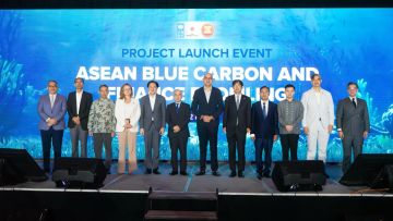 ASEAN, Pemerintah Jepang, dan UNDP secara resmi meluncurkan Proyek ASEAN Blue Carbon and Finance Pr  ASEAN, Pemerintah Jepang, dan UNDP secara resmi meluncurkan Proyek ASEAN Blue Carbon and Finance Pr