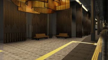 Rencana platform 0 yang didesain khusus untuk turis (Sankei Shimbun) Rencana platform 0 yang didesain khusus untuk turis (Sankei Shimbun)
