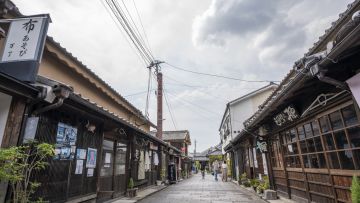 Jalanan Mameda di Kota Hita yang mirip dengan Kyoto Jalanan Mameda di Kota Hita yang mirip dengan Kyoto