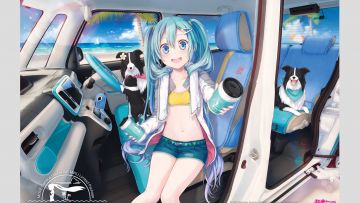 Ilustrasi resmi dari Daihatsu x Hatsune Miku untuk Miku Canvas 2 Ilustrasi resmi dari Daihatsu x Hatsune Miku untuk Miku Canvas 2