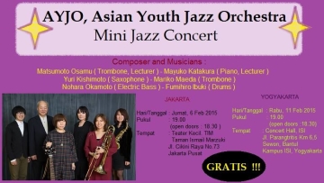 Asian Youth Jazz Orchestra (AYJO) Audition, Lecture and Concert