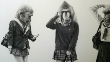 Bagaimana jika hewan-hewan digambarkan seperti gadis-gadis SMA (1)