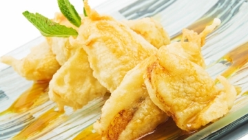 Banana tempura, pisang goreng ala Jepang yang enak dan renyah