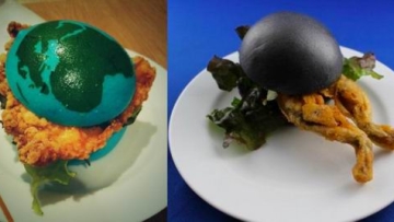 Burger Kodok Jadi Santapan Lezat di Jepang