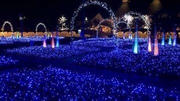 Cantiknya Light Show Terbesar dan Spektakuler di Jepang (1)