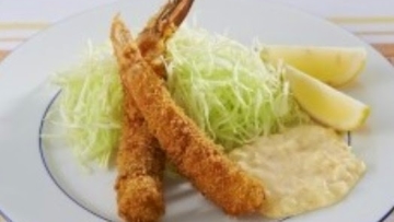 Ebi furai, udang balut remah roti gaya Jepang (1)