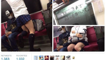 Gadis SMA ini menulis pesan ingin tidur di kereta, tapi membuat heboh pengguna internet di Jepang, kenapa ya (1)