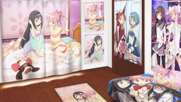 Hiasi kamar tidur kalian dengan dekorasi interior bertema Madoka Magica! (1)