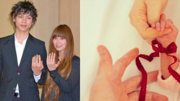 Hiro Mizushima dan Ayaka merayakan kelahiran anak pertama mereka2