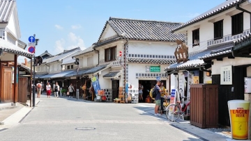 Honmachi, jalanan bergaya tradisional seperti di zaman Edo