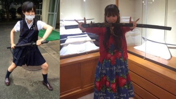 Katana Joshi, tren terbaru wanita penggemar pedang katana di Jepang