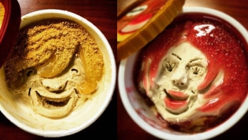 Kreatif! Di Jepang es krim bisa menjadi karya seni berbentuk beraneka wajah! (1)