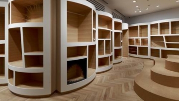 Menarik! Furniture Toko Buku Menyerupai Halaman Komik (6)