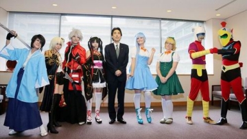 Para Kontestan World Cosplay Summit Mengunjungi Kementerian Luar Negeri Jepang