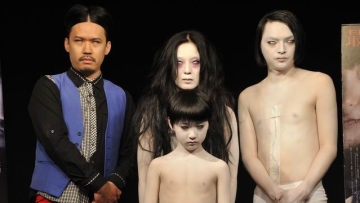 Para pemeran Ju-on The Final menakut-nakuti duo komedian Jepang2
