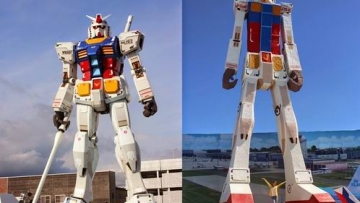 Patung Gundam yang buruk setinggi 21 meter ditemukan di Filipina
