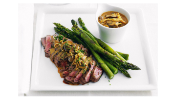 Resep steak dengan saus miso jamur khas Jepang, yuk kita coba membuatnya!