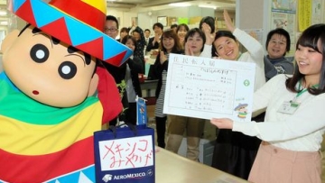 Setelah tinggal di Meksiko, Crayon Shin-chan kembali ke rumahnya tempat ia berasal