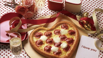So Sweet, Pizza Ini Berbentuk Hati