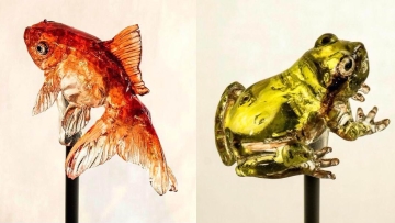 Subarashii! Seniman Jepang ciptakan lolipop amezaiku berbentuk hewan yang realistis!