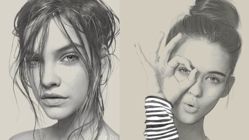 Sugoi! Potret-potret wanita yang realistik karya Kei Meguro ini digambar menggunakan pensil!