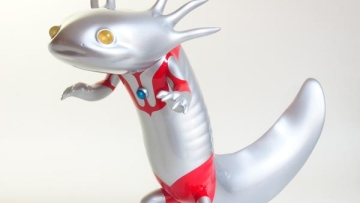 Unik! Seniman Jepang mengubah Ultraman menjadi patung salamander! (1)
