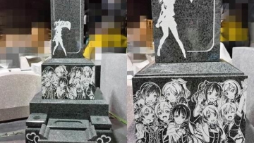 Wah, seorang penggemar dari Jepang mengukir batu nisan Love Live!