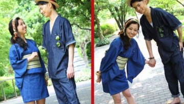 Wow! Kimono dan samue berbahan denim yang cocok untuk musim panas ini memadukan busana barat dan timur! (1)