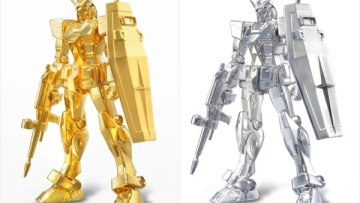Wow! Produsen perhiasan Jepang membuat patung Gundam dari emas dan perak! (1)