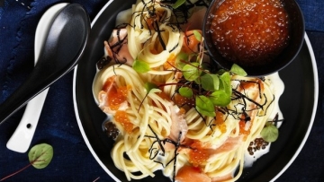 Yummy! Inilah resep pasta salmon dan krim nori ala Jepang!