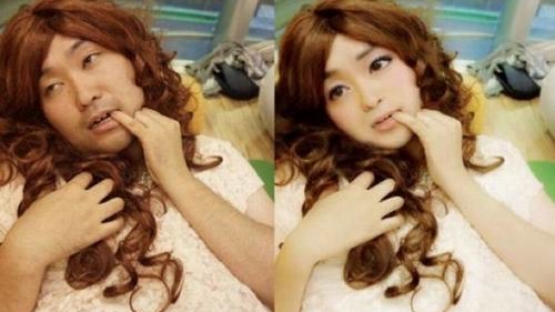 Foto: Bukti Photoshop Bisa Ubah Cowok Jadi Cewek Cantik | Berita Jepang