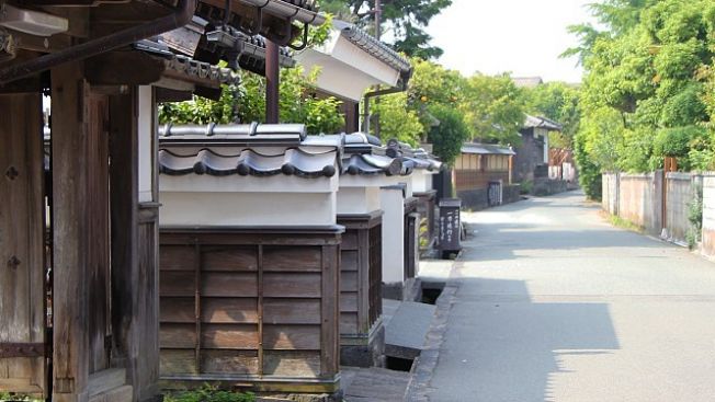 Pemukiman samurai di Hagi. (japan-guide.com)