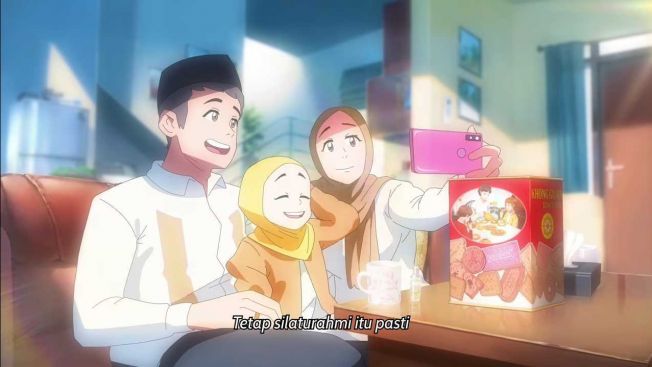 Iklan Khong Guan versi anime. (YouTube: Khong Guan Biscuits Indonesia)