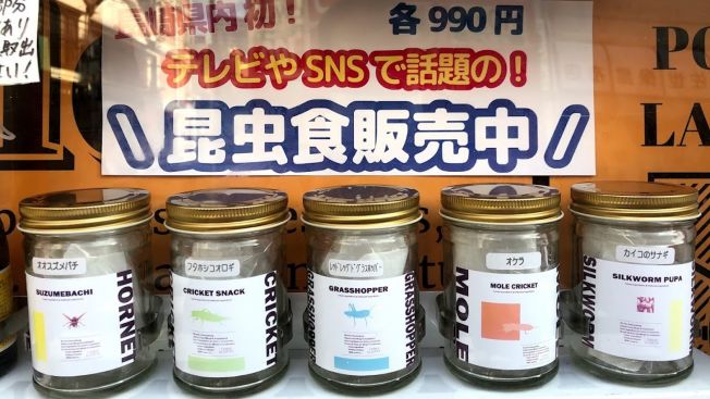 Perusahaan Jepang ini memasang vending machine yang menjual serangga japanesestation.com