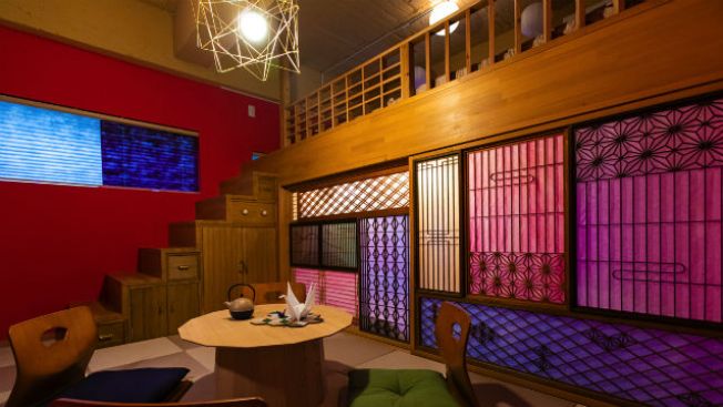Bentuk Kamar dari Moshi Moshi Rooms: Origami