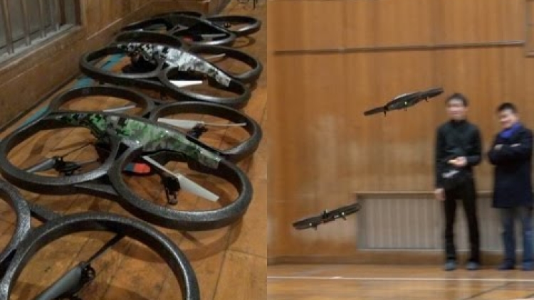 VIDEO: Jepang menggelar acara balap Drone pertama