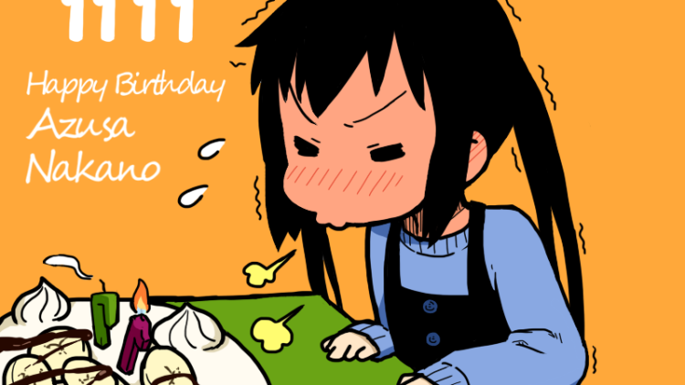 happy birthday azusa nakano 13
