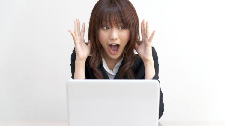 a portrait of young business woman