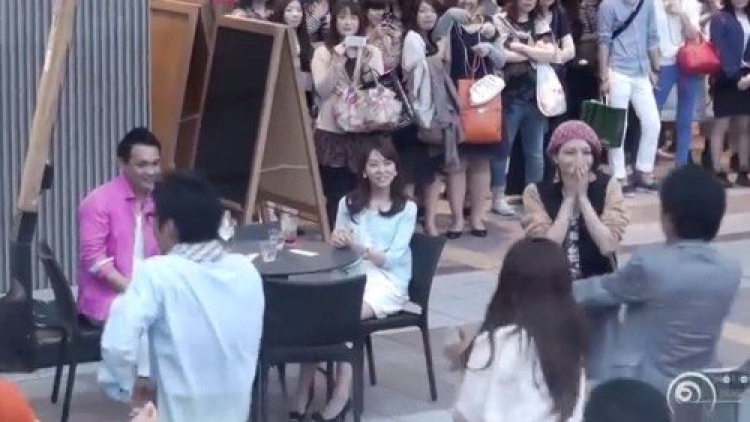 flash mob proposal japan