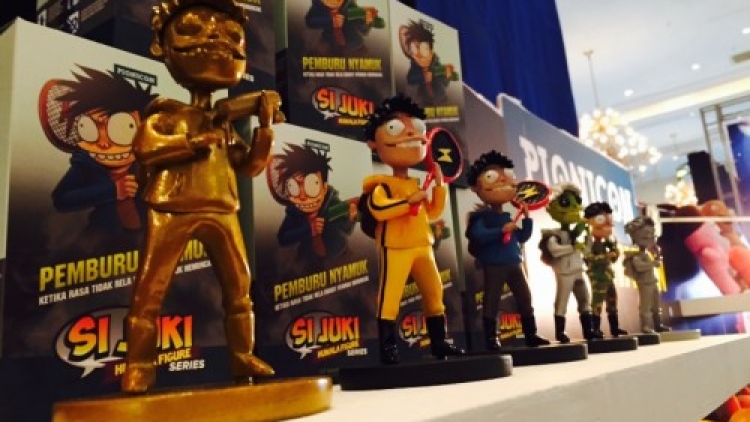 Action Figure Si Juki Pada Popcon Asia 2015