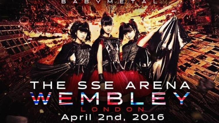 BABYMETAL akan menggelar konser tunggal di Wembley Arena pada bulan April BABYMETAL akan menggelar konser tunggal di Wembley Arena pada bulan April