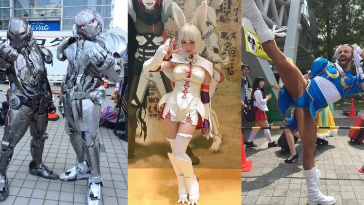 Comiket 88 tampilkan banyak cosplayer dari yang keren, imut, seksi, hingga yang unik! (13) Comiket 88 tampilkan banyak cosplayer dari yang keren, imut, seksi, hingga yang unik! (13)