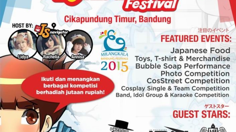 Konbanwa Festival - 11, 12, 13 September 2015, Cikapundung Timur, Bandung