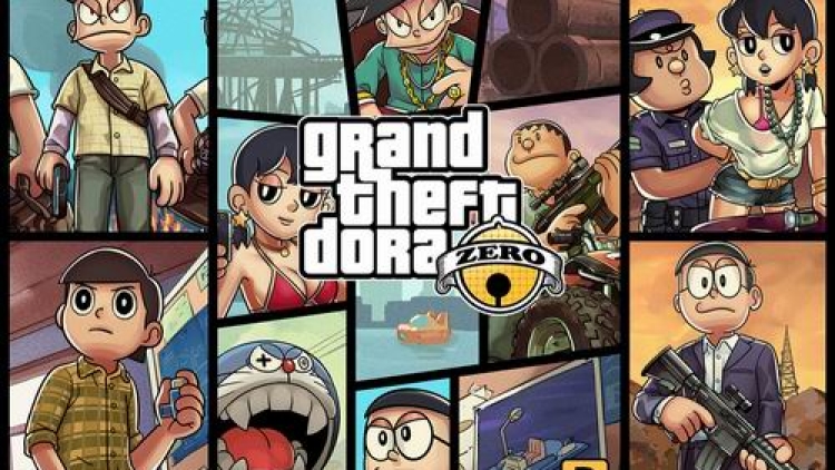Para karakter dari Doraemon terlihat tumbuh dewasa dalam parodi Grand Theft Auto buatan fans (1) Para karakter dari Doraemon terlihat tumbuh dewasa dalam parodi Grand Theft Auto buatan fans (1)