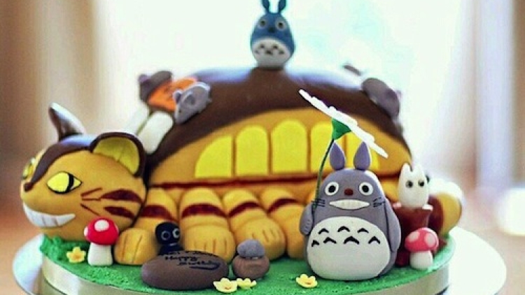 Totoro cake chihiro._.ogino copy